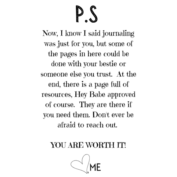 🆕️ HEY BABE JOURNAL: Write Your Gorgeous Heart Out ❤️ - Picture 3 of 8